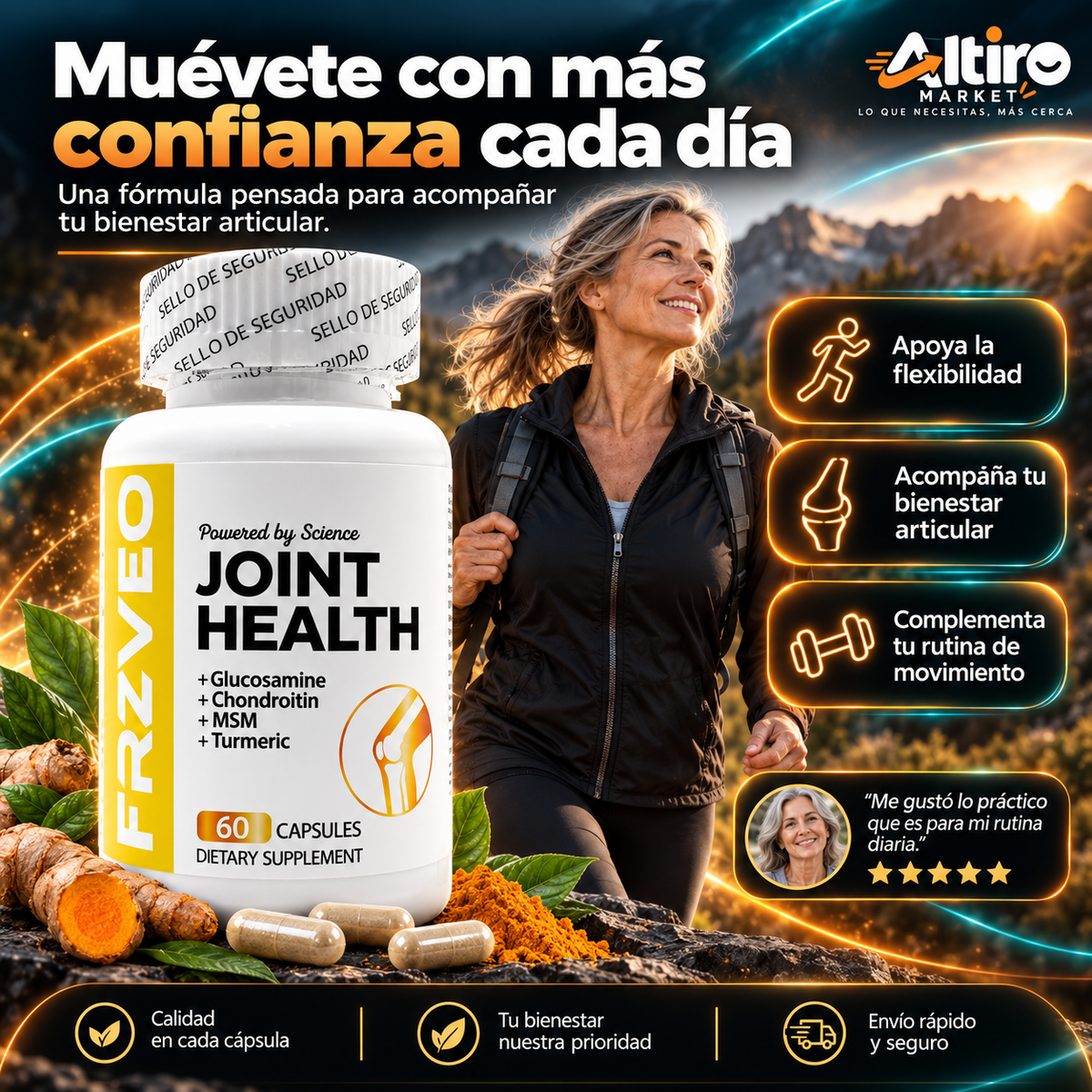 Joint Health Frzveo™ - Fórmula Avanzada para Movilidad y Bienestar Articular