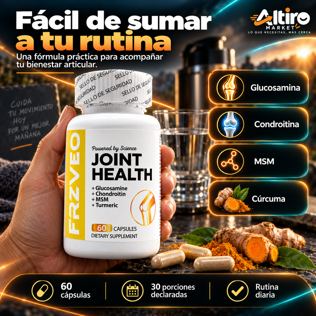 Joint Health Frzveo™ - Fórmula Avanzada para Movilidad y Bienestar Articular
