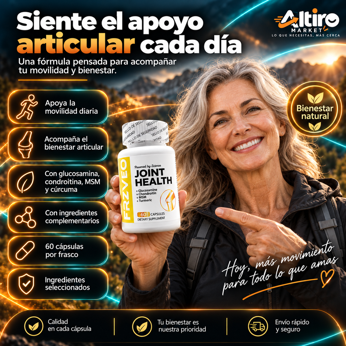 Joint Health Frzveo™ - Fórmula Avanzada para Movilidad y Bienestar Articular