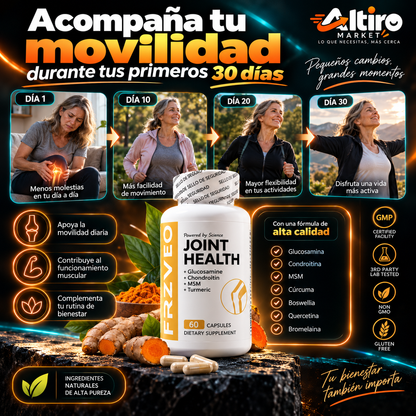 Joint Health Frzveo™ - Fórmula Avanzada para Movilidad y Bienestar Articular